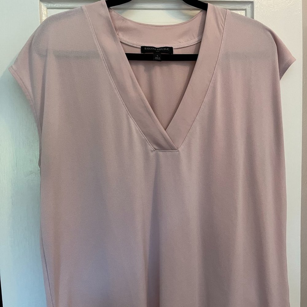 Blush Banana Republic Blouse